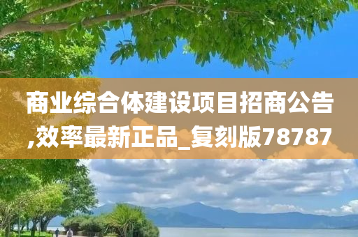 商业综合体建设项目招商公告,效率最新正品_复刻版78787