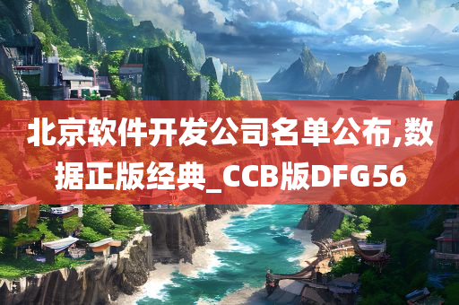 北京软件开发公司名单公布,数据正版经典_CCB版DFG56