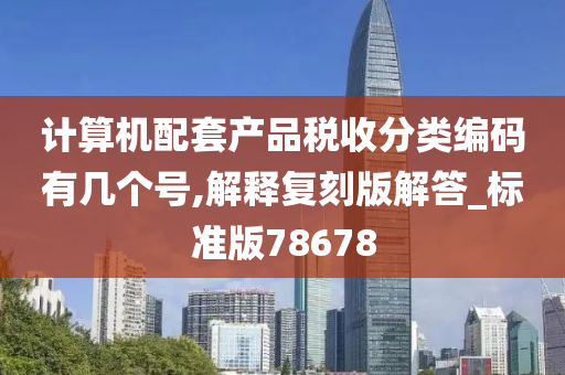 计算机配套产品税收分类编码有几个号,解释复刻版解答_标准版78678