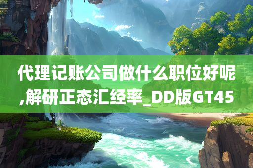 代理记账公司做什么职位好呢,解研正态汇经率_DD版GT45