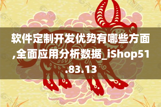 软件定制开发优势有哪些方面,全面应用分析数据_iShop51.83.13