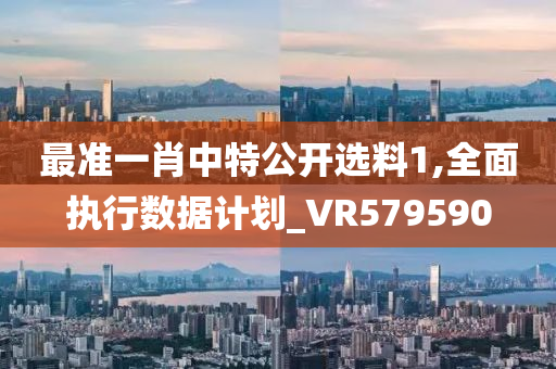 最准一肖中特公开选料1,全面执行数据计划_VR579590