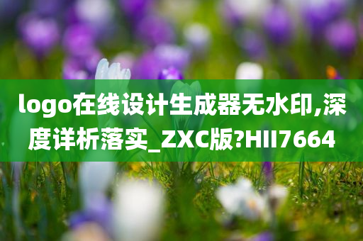 logo在线设计生成器无水印,深度详析落实_ZXC版?HII7664