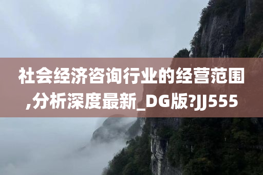 社会经济咨询行业的经营范围,分析深度最新_DG版?JJ555