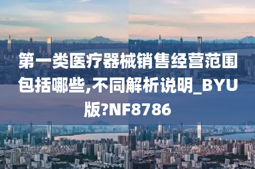 第一类医疗器械销售经营范围包括哪些,不同解析说明_BYU版?NF8786