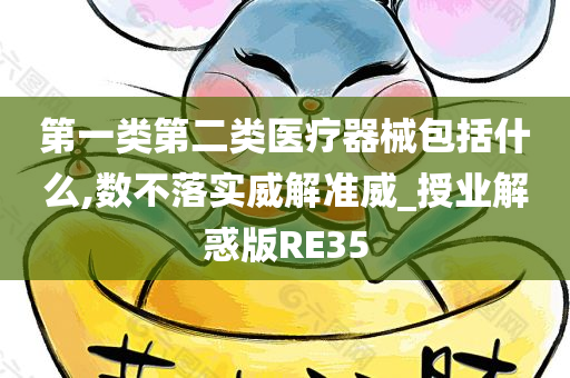 第一类第二类医疗器械包括什么,数不落实威解准威_授业解惑版RE35