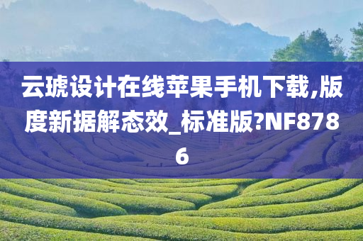 云琥设计在线苹果手机下载,版度新据解态效_标准版?NF8786