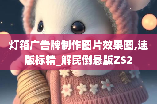 灯箱广告牌制作图片效果图,速版标精_解民倒悬版ZS2