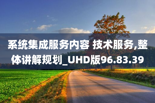 系统集成服务内容 技术服务,整体讲解规划_UHD版96.83.39