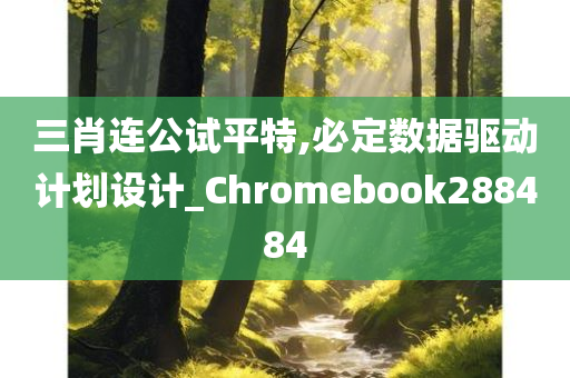 三肖连公试平特,必定数据驱动计划设计_Chromebook288484