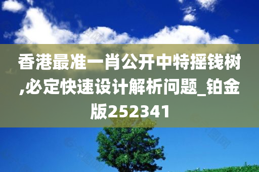 香港最准一肖公开中特摇钱树,必定快速设计解析问题_铂金版252341