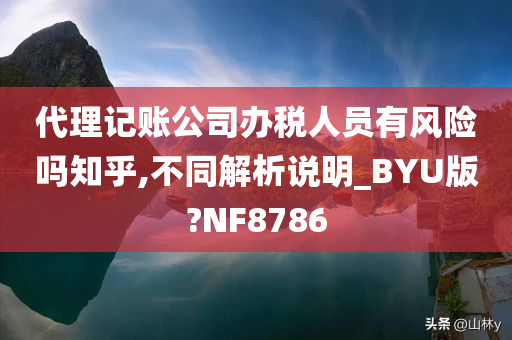 代理记账公司办税人员有风险吗知乎,不同解析说明_BYU版?NF8786