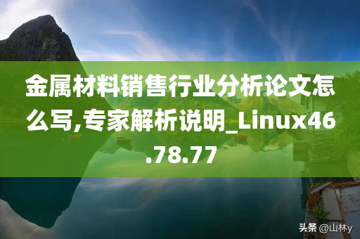 金属材料销售行业分析论文怎么写,专家解析说明_Linux46.78.77