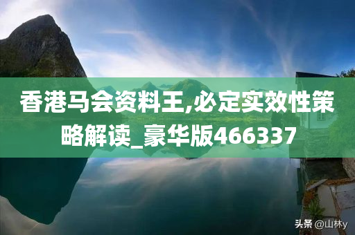 香港马会资料王,必定实效性策略解读_豪华版466337