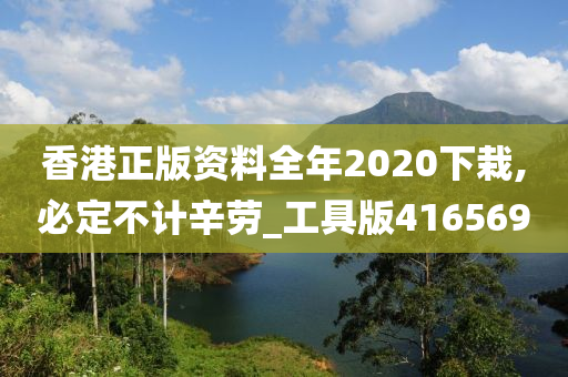 香港正版资料全年2020下栽,必定不计辛劳_工具版416569