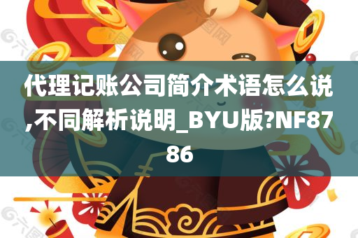 代理记账公司简介术语怎么说,不同解析说明_BYU版?NF8786