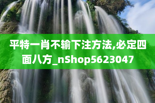 平特一肖不输下注方法,必定四面八方_nShop5623047