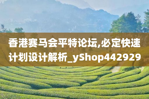 香港赛马会平特论坛,必定快速计划设计解析_yShop442929