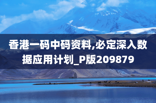 香港一码中码资料,必定深入数据应用计划_P版209879