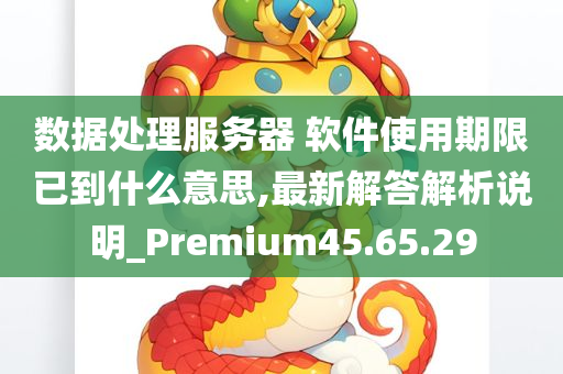 数据处理服务器 软件使用期限已到什么意思,最新解答解析说明_Premium45.65.29