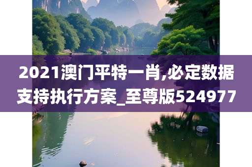 2021澳门平特一肖,必定数据支持执行方案_至尊版524977