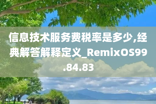 信息技术服务费税率是多少,经典解答解释定义_RemixOS99.84.83