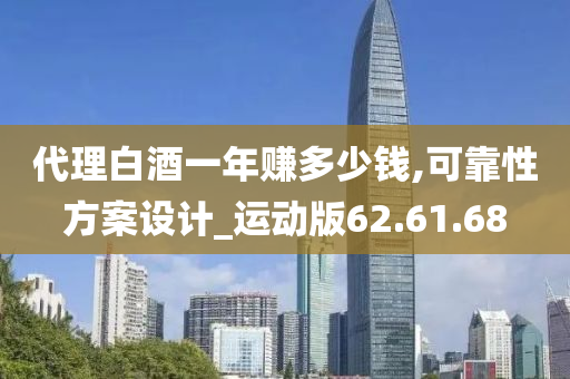 代理白酒一年赚多少钱,可靠性方案设计_运动版62.61.68