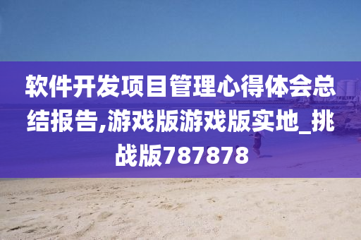 软件开发项目管理心得体会总结报告,游戏版游戏版实地_挑战版787878