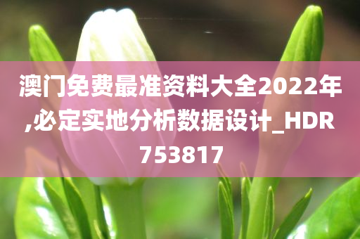 澳门免费最准资料大全2022年,必定实地分析数据设计_HDR753817