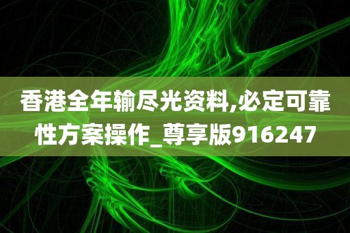 香港全年输尽光资料,必定可靠性方案操作_尊享版916247