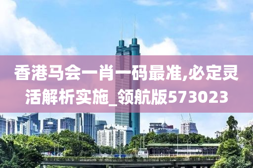 香港马会一肖一码最准,必定灵活解析实施_领航版573023