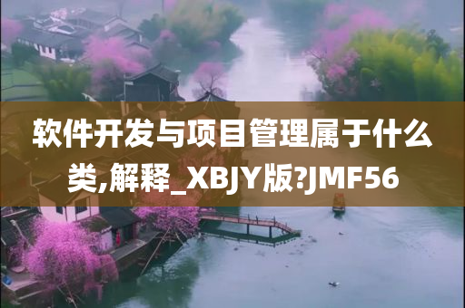 软件开发与项目管理属于什么类,解释_XBJY版?JMF56