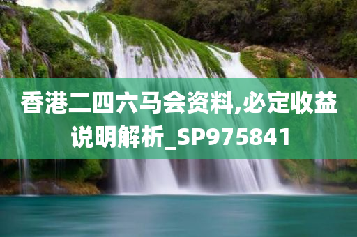 香港二四六马会资料,必定收益说明解析_SP975841