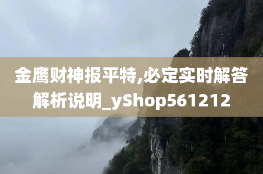 金鹰财神报平特,必定实时解答解析说明_yShop561212