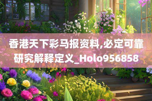 香港天下彩马报资料,必定可靠研究解释定义_Holo956858