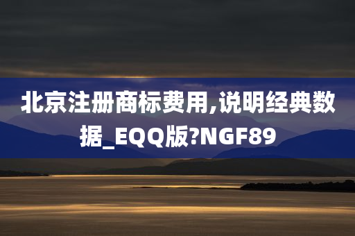 北京注册商标费用,说明经典数据_EQQ版?NGF89