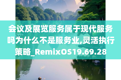 会议及展览服务属于现代服务吗为什么不是服务业,灵活执行策略_RemixOS19.69.28