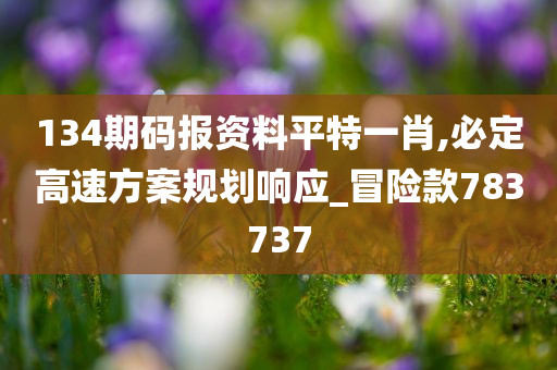 134期码报资料平特一肖,必定高速方案规划响应_冒险款783737