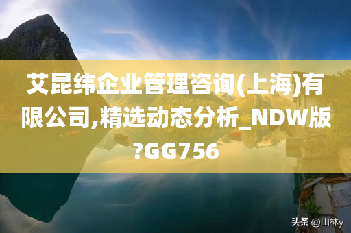 艾昆纬企业管理咨询(上海)有限公司,精选动态分析_NDW版?GG756