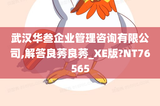 武汉华叁企业管理咨询有限公司,解答良莠良莠_XE版?NT76565