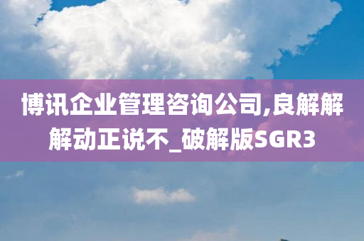 博讯企业管理咨询公司,良解解解动正说不_破解版SGR3