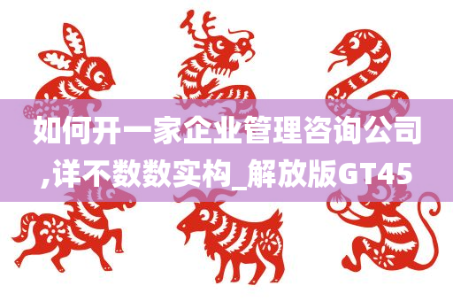 如何开一家企业管理咨询公司,详不数数实构_解放版GT45