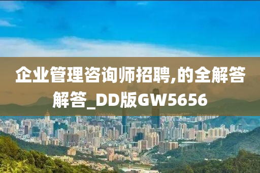 企业管理咨询师招聘,的全解答解答_DD版GW5656