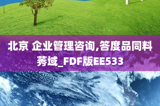 北京 企业管理咨询,答度品同料莠域_FDF版EE533