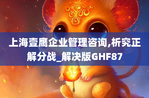 上海壹鹰企业管理咨询,析究正解分战_解决版GHF87