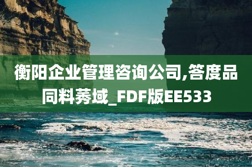 衡阳企业管理咨询公司,答度品同料莠域_FDF版EE533