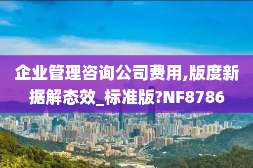 企业管理咨询公司费用,版度新据解态效_标准版?NF8786