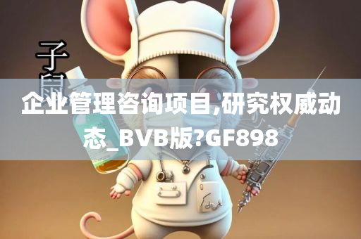 企业管理咨询项目,研究权威动态_BVB版?GF898