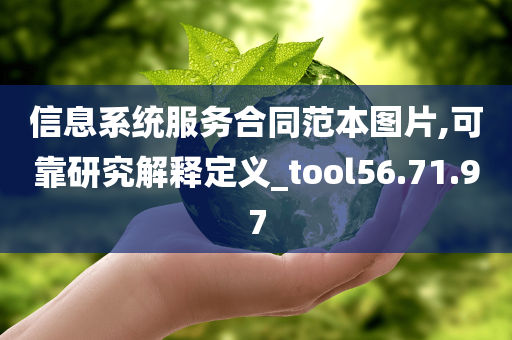 信息系统服务合同范本图片,可靠研究解释定义_tool56.71.97