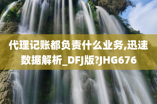 代理记账都负责什么业务,迅速数据解析_DFJ版?JHG676